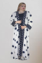 Abaya set Polkadot