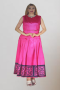 Set of top and skirt fuchsia